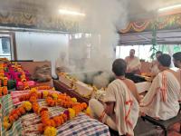 Sharadiya Navaratri 2020 Day 6 (22.10.2020) - Karla - Chandika Homa performed on behalf of 6 Yajamana-s